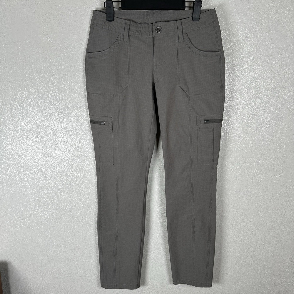 KUHL Horizn Cargo Pants Women's Size 4Short Gray‎ Hiking Ripstop Gorpcore 6276